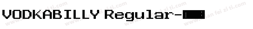 VODKABILLY Regular字体转换